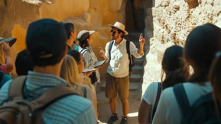 Tour Guide Arrangements Information With Transportation, Activities, and Tour Planning