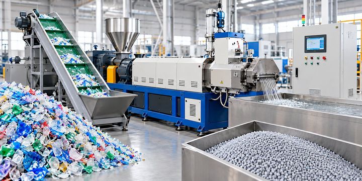 Explore Plastic Flake Pelletizing Machines With Modern Plastic Processing Solutions
